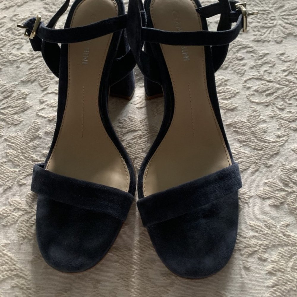 Navy blue Suede shoes